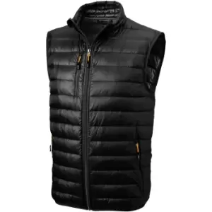 image of Elevate Mens Fairview Light Down Bodywarmer (XS) (Solid Black)