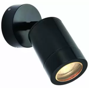 Image of Loops - IP65 Outdoor Adjustable Spotlight Satin Black GU10 Dimmable Accent Downlight