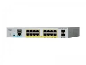 image of Cisco Catalyst 2960L-16PS-LL 16 Port Managed Switch