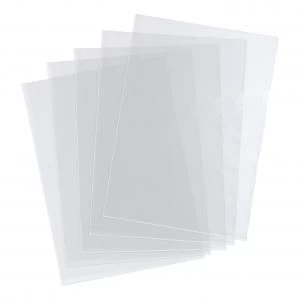 image of 5 Star Cut Flush Folders 105 Micron A4 Clear Pack 100