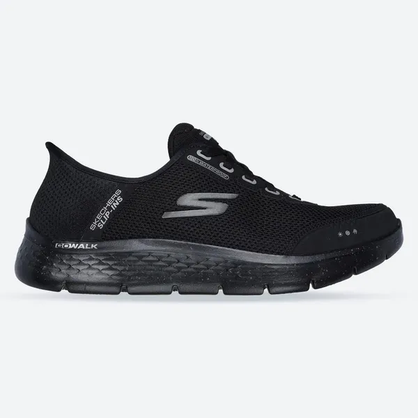 Image of Skechers Mens Slip Ins Go Walk Flex Waterproof Trainers - UK 8 Black male PS4282BBK8