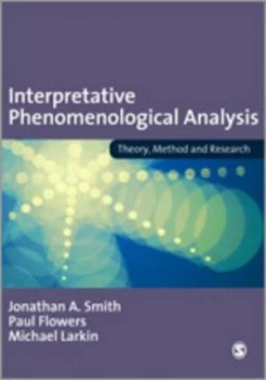 Image of Interpretative Phenomenological Analysis by Jonathan a Smith Book
