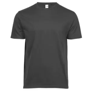 image of Tee Jays Mens Power T-Shirt (5XL) (Dark Grey)