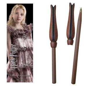 image of Harry Potter Luna Wand Pen And Bookmark