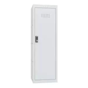 image of Phoenix CL Series Size 4 Cube Locker in Light Grey with Electronic