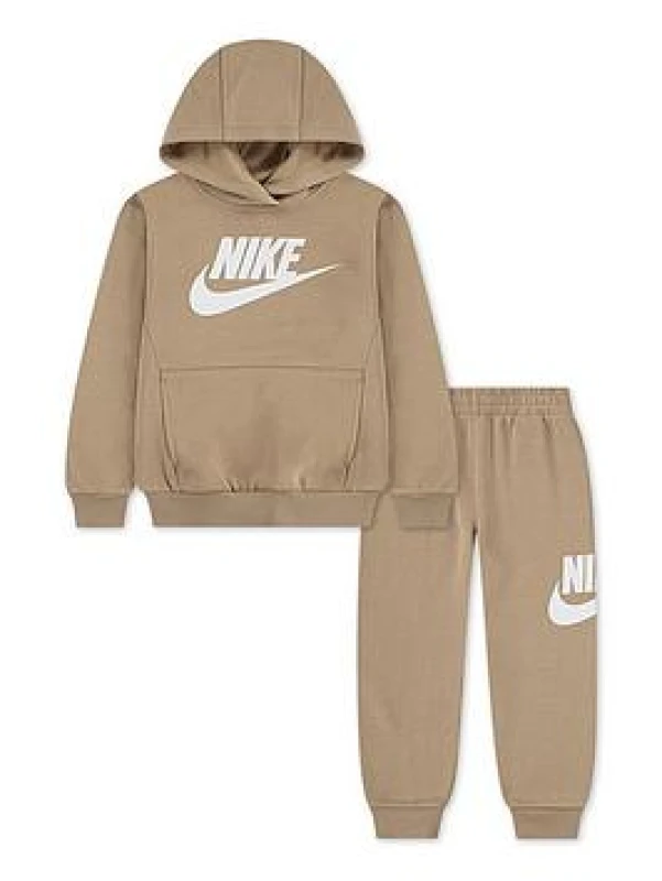 Image of Nike Fleece Tracksuit Infants Fleece Tracksuits 3-4 Yrs Beige 31800269135