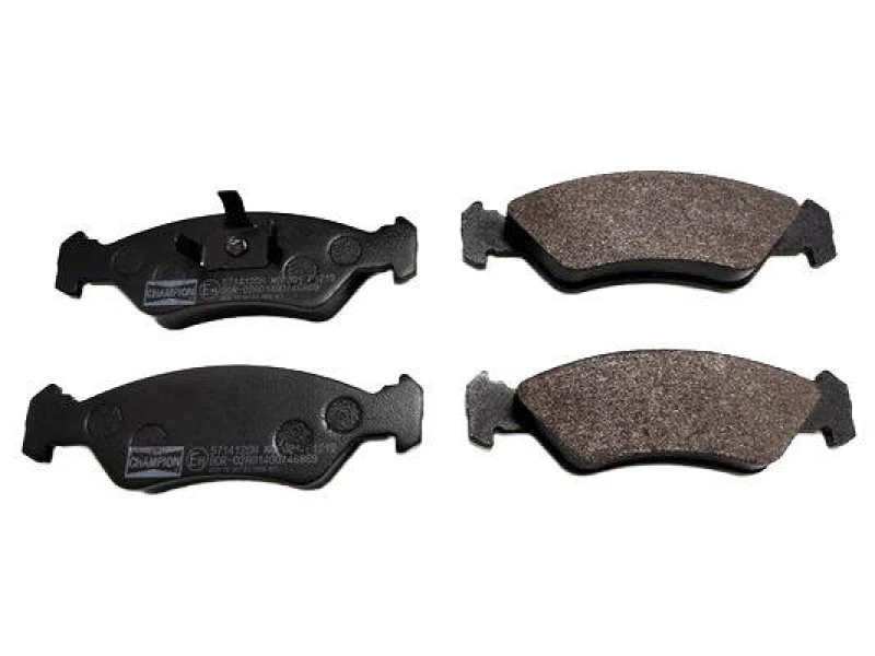 Image of CHAMPION 571412CH Brake pad set not prepared for wear warning indicator Brake Pad Set,disc brake (402)