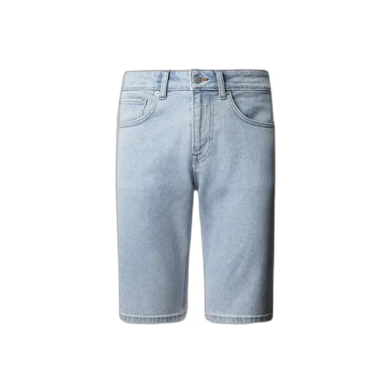 Image of Pepe Jeans Straight Denim Shorts Light Denim Denim W32