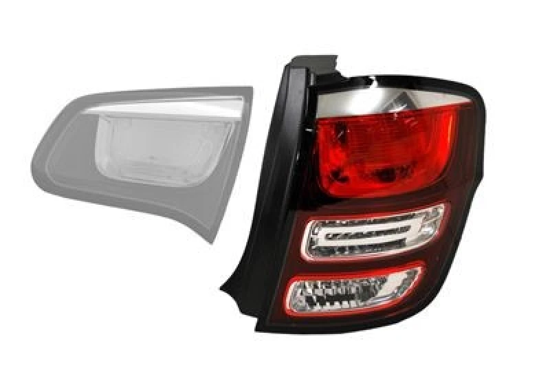 Image of VAN WEZEL 0934922 Rear light Outer section, with bulb holder, Right, LED Combination Rearlight (391)