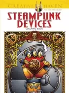 Image of creative haven steampunk devices coloring book