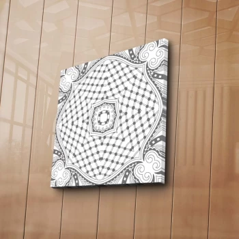Image of BOYA-08 - No Pen Multicolor Paintable Decorative Canvas Painting