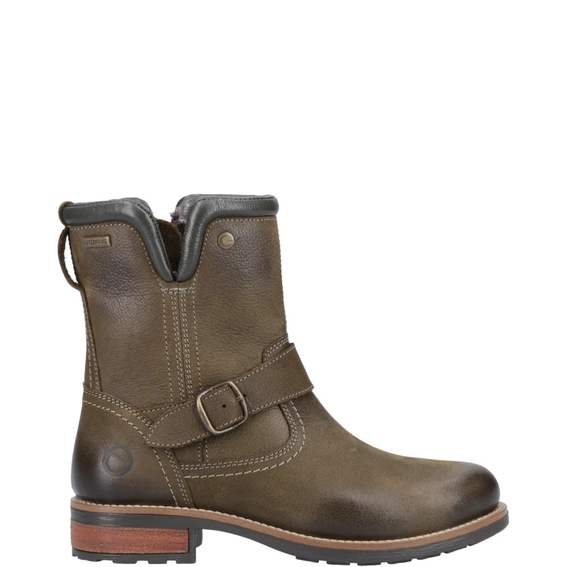 Image of Cotswold Kinsham Ankle Boots - Green Green 4