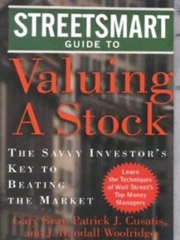 Image of Streetsmart Guide to Valuing a Stock by Gary Gray and Patrick J Cusatis and J. Randall Woolridge Hardback