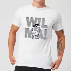 image of The Flintstones WILMA! Mens T-Shirt - White - 5XL