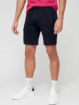 Image of Armani Exchange Zip Pocket Jersey Shorts - Navy Size XL Men