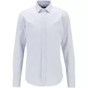 Image of Boss Boss Joy Long Sleeve Shirt Mens - Blue