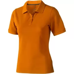 image of Elevate Calgary Short Sleeve Ladies Polo (L) (Orange)