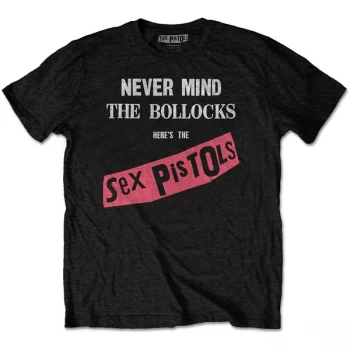 Image of Sex Pistols - The - Never Mind The Bollocks Unisex Large T-Shirt - Black