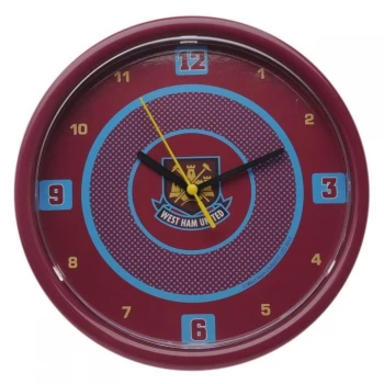 image of Team Football Wall Clock - West Ham