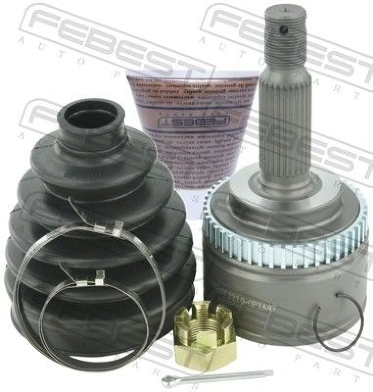 Image of FEBEST 2210-OPIA47 CV Joint Wheel Side, with ABS sensor ring Joint Kit,drive shaft (5)