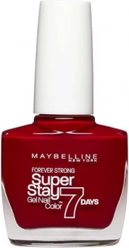 image of Maybelline Forever Strong Super Stay 7 Days Gel Nail Color Deep Red 06 10ml