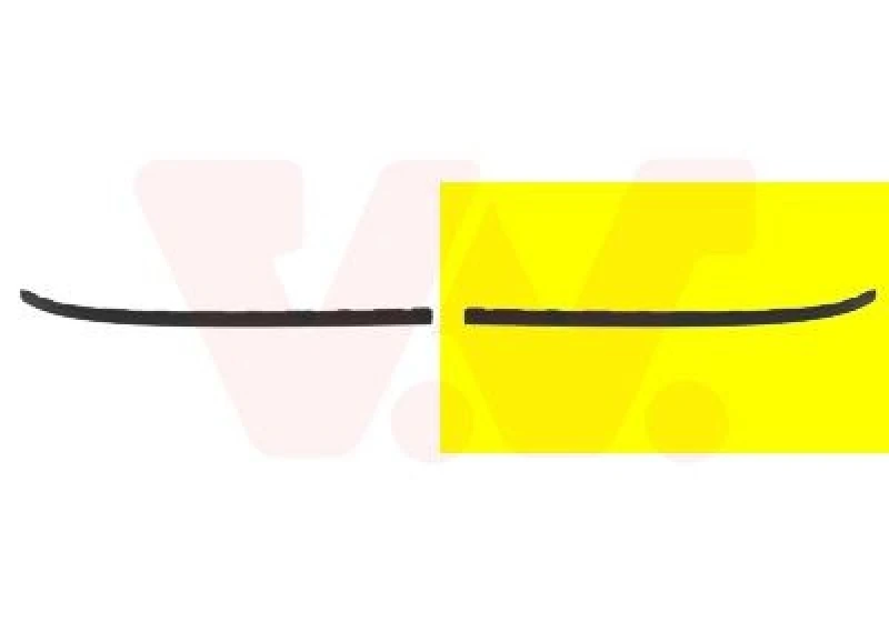 Image of VAN WEZEL Front splitter VAN WEZEL 4041501