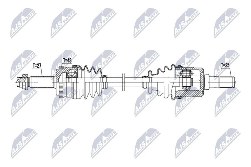 Image of NTY Drive shaft NTY NPW-HY-679