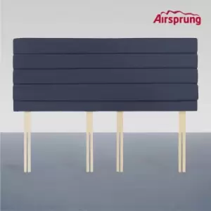 Image of Airsprung Chelwood Super King Linoso Headboard - Midnight Blue