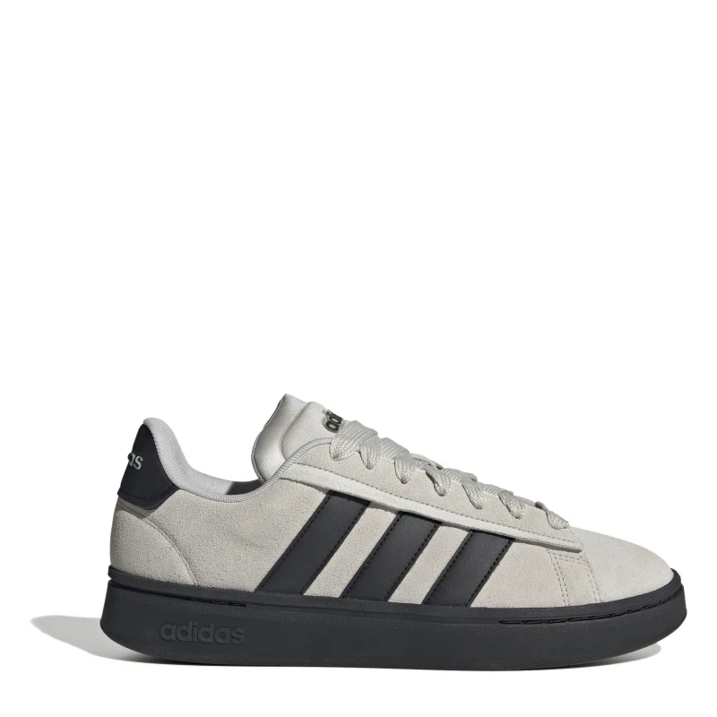 Image of adidas grand court alpha trainers in Black & grey Black & Grey UK 8 (EU 42)