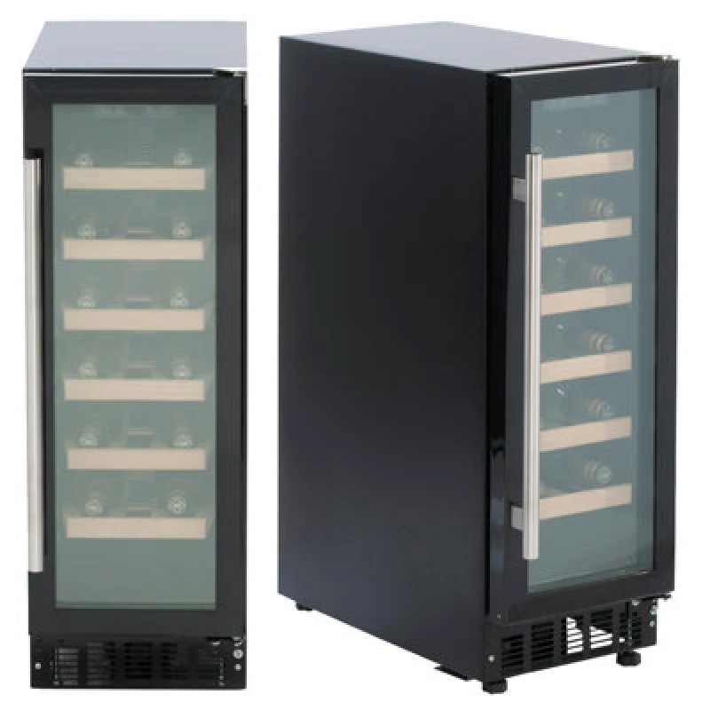 Image of SIA 59L Undercounter Wine Cooler Fridge - WC30BL Black