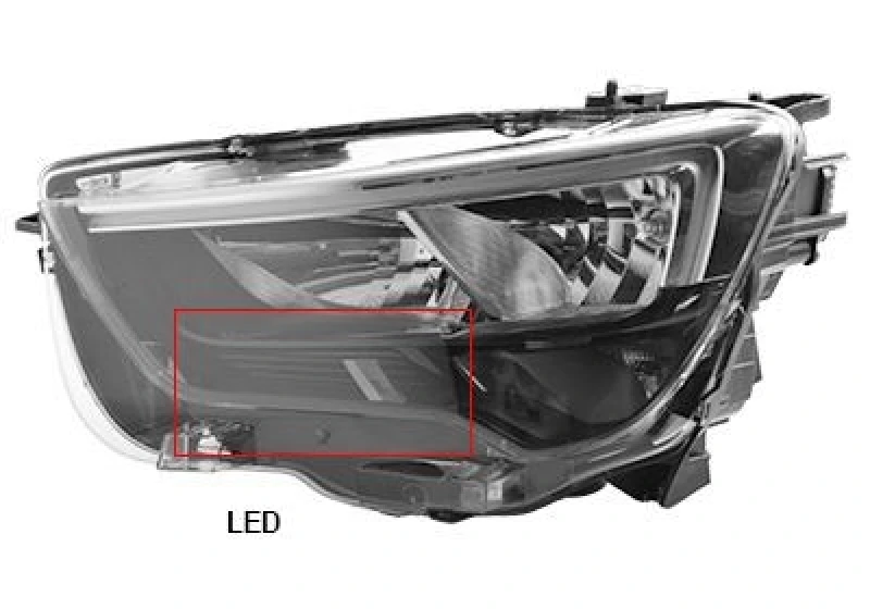 Image of VAN WEZEL Headlight VAN WEZEL 3803963V