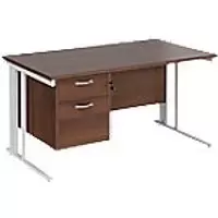 image of Dams International Desk MCM14P2WHW 1,400 x 800 x 725 mm