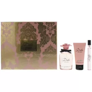 Image of Dolce & Gabbana Dolce Garden Gift Set 75ml Eau de Parfum + 10ml Eau de Parfum + 50ml Body Lotion