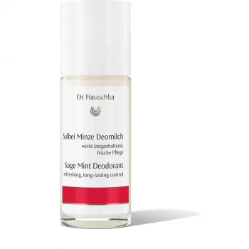 image of Dr Hauschka Sage Mint Roll On Deodorant 50ml