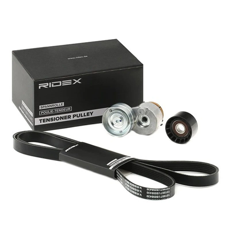 Image of RIDEX 542R0667 V-ribbed belt set V-Ribbed Belt Set (542)