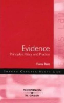 Image of Evidence by Fiona E Raitt Paperback
