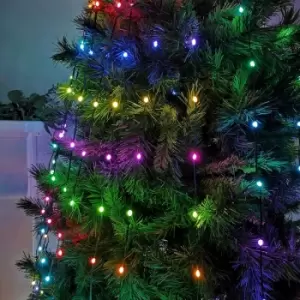 Image of 460 LED Colour Changing Multicolour Multifunction Digital Waterfall Christmas Lights for 8ft Trees
