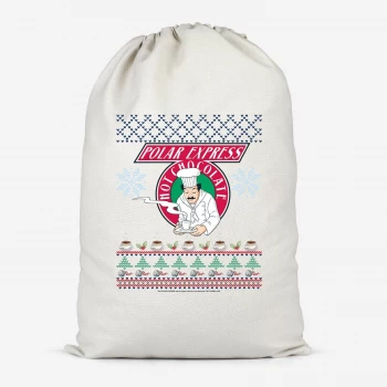 Image of The Polar Express Hot Chocolate Cotton Storage Bag - Small