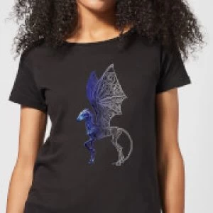 Image of Fantastic Beasts Tribal Thestral Womens T-Shirt - Black