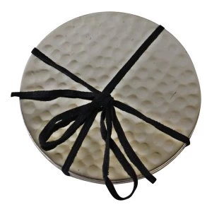 Image of Set Of Four Hammered Silver Coloured Coasters
