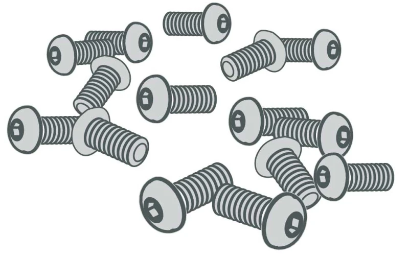 Image of Zebra P1046696-144 printer/scanner spare part/accessory Screw 5 pc(s)