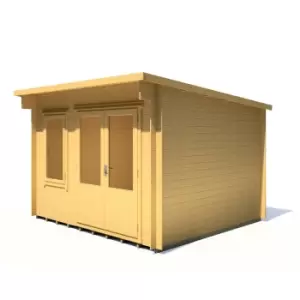 Image of Shire 11 x 10ft Edgefield Log Cabin - Garden & Outdoor