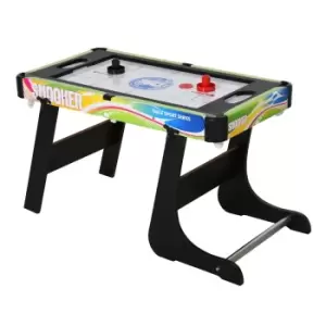 image of Jouet 4-in-1 Games Table with Hockey, Football, Table Tennis & Pool Arcade Gaming