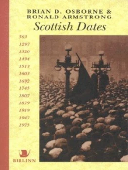 Image of Scottish Dates by Brian D. Osborne Book