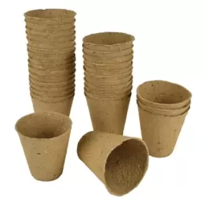 Image of Grow It 8cm Round Fibre Pots - 12 Pack