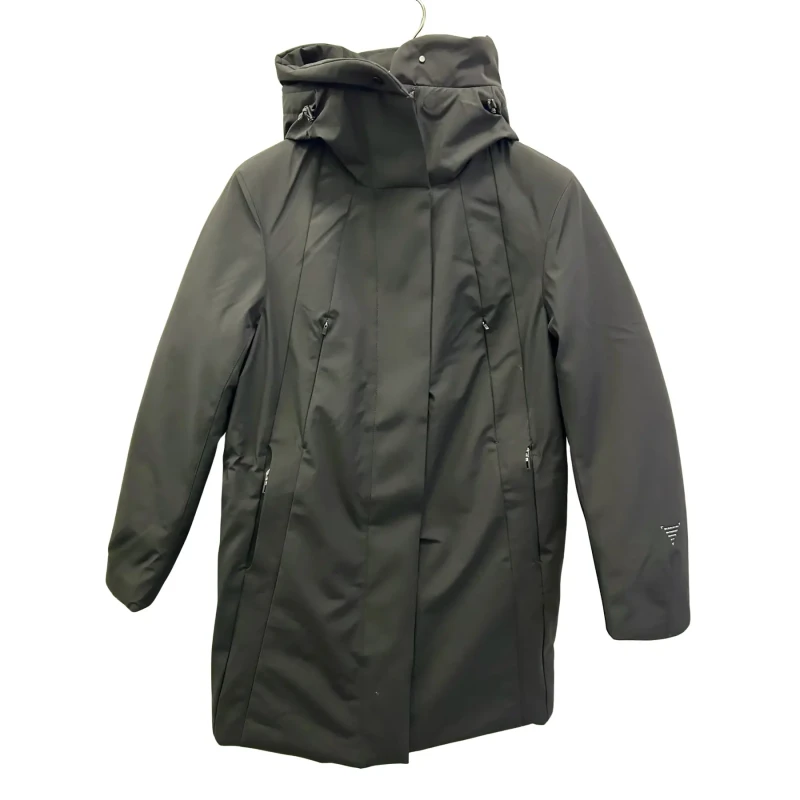 Image of Krakatau Straight-cut long parka Krakatau Noir Male L