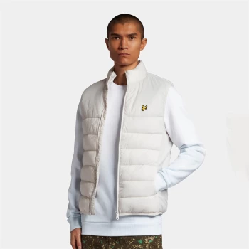 Image of Mens Wadded Gilet - Light Mist - L