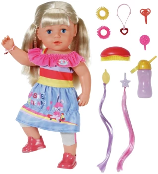Image of BABY born Soft Touch Sister Blonde - 43cm