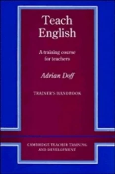Image of Teach English Trainers handbook by Adrian Doff