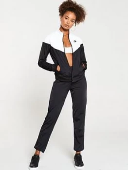Image of Nike NSW Tracksuit - Black/White, Size Xxl, Women